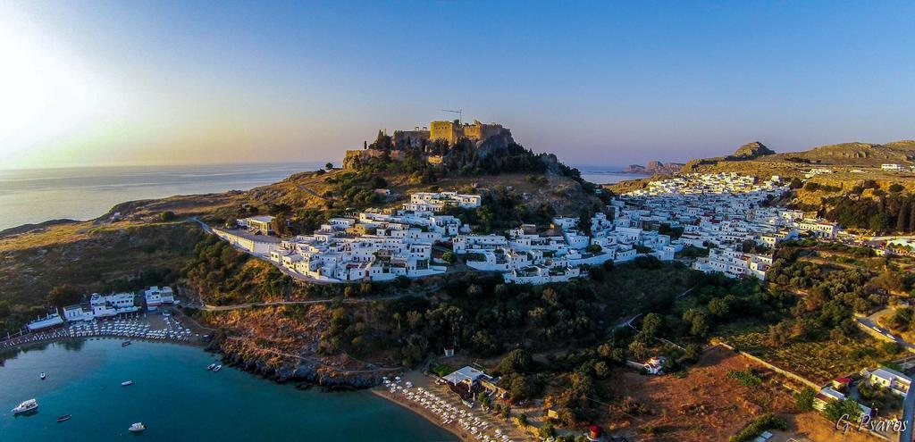 Villa Eftihia In Lindos Exterior foto