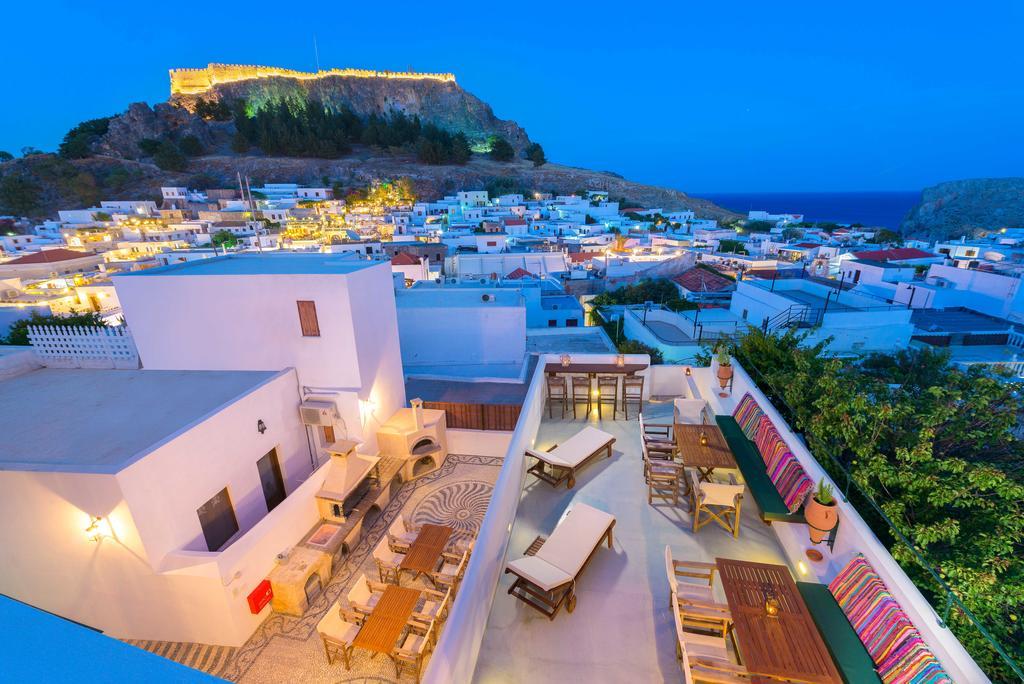 Villa Eftihia In Lindos Exterior foto